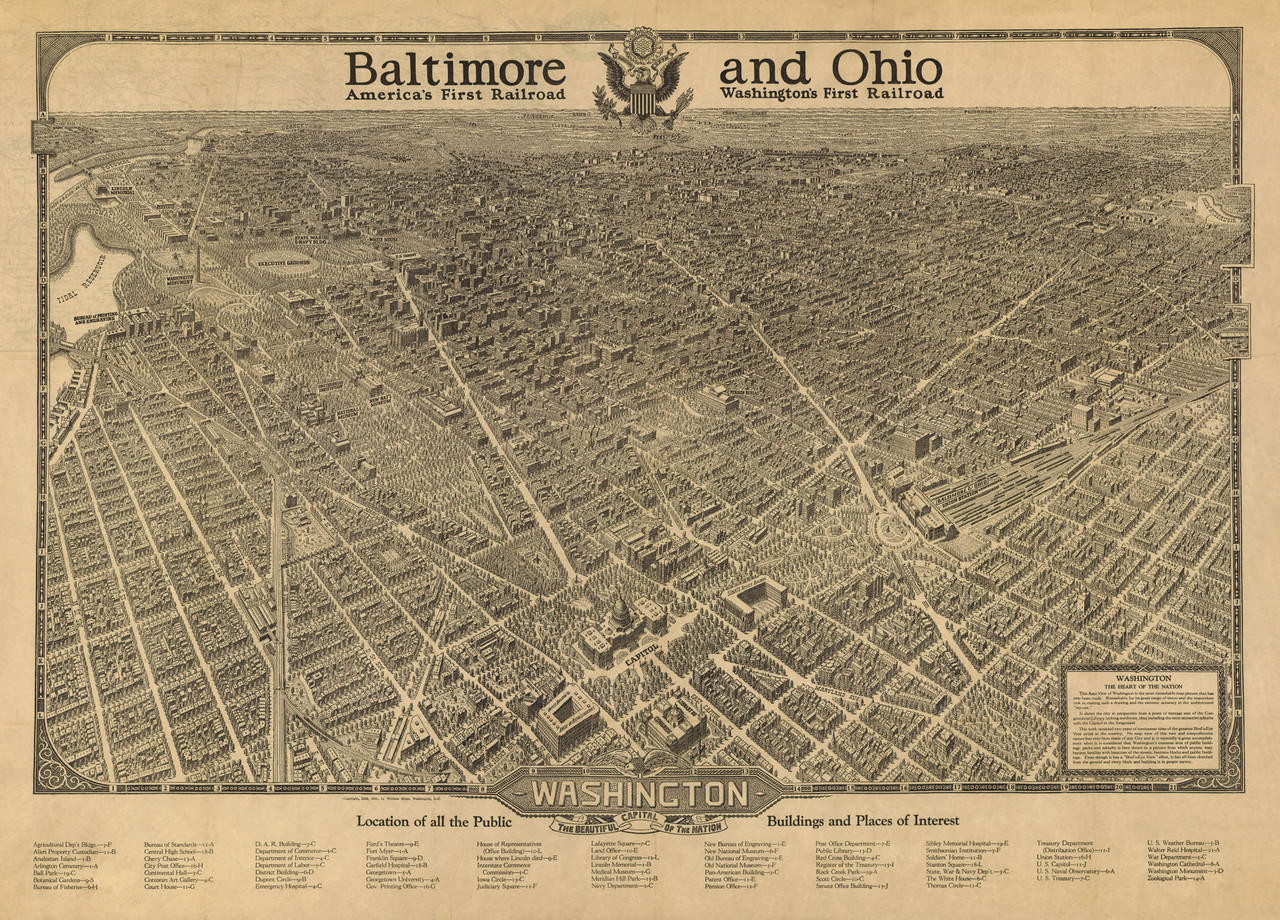 Historic Map - Washington, DC - 1923, image 1, World Maps Online