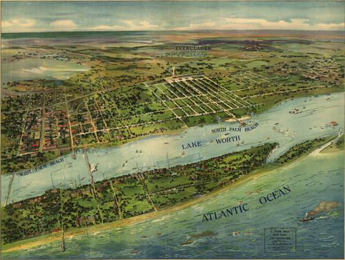 Historic Map - Palm Beach, FL - 1915, image 1, World Maps Online