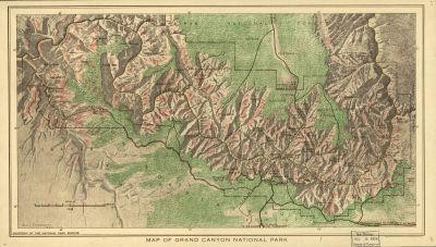 Historic Map - Grand Canyon National Park - 1926, image 1, World Maps Online