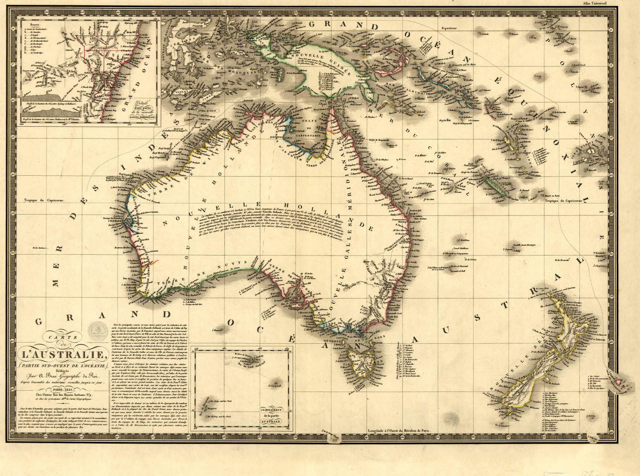 Historic Map - Australia - 1826, image 1, World Maps Online