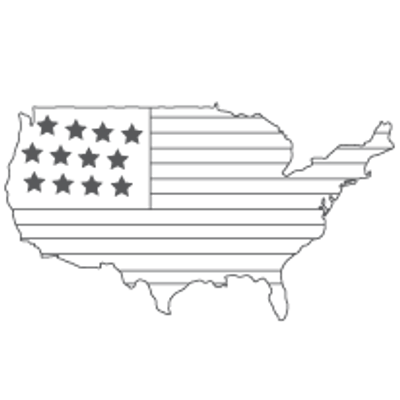 USA map icon