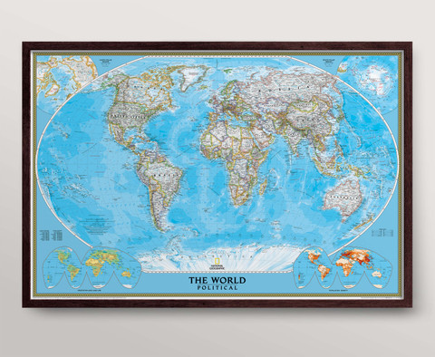  World Classic Political Wall Map | National Geographic