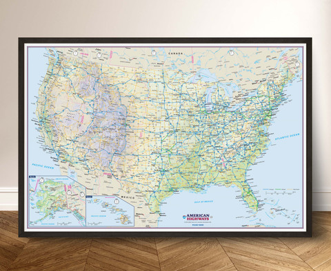 US Interstate Map
