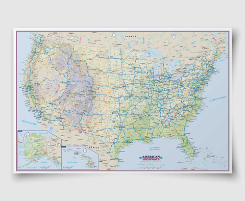 US Interstate Map