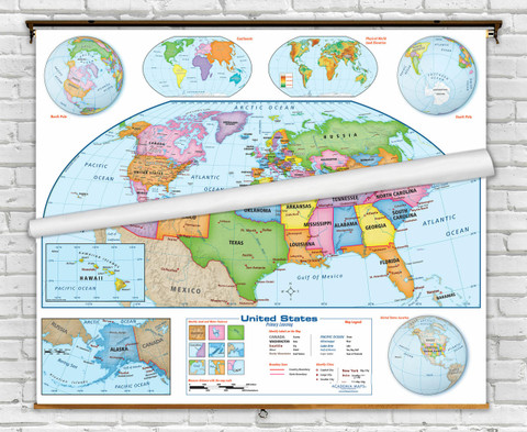 United States/World Map Combos