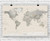 Neutral Tones World Political Wall Map, image 1, World Maps Online