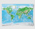 Detailed World Physical Wall Map | Large Map Poster Archival Paper Print