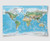 Natural World Physical Wall Map Archival Paper Print