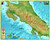 Costa Rica Wall Map by Compart Maps, image 2, World Maps Online