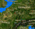 Europe Satellite Image Map - Topography & Bathymetry, image 6, World Maps Online