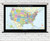 United States Advanced Political Spring Roller Map Combo Set