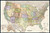 Legacy United States Wall Map with Antique Oceans, image 1, World Maps Online