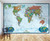 National Geographic World Decorator Map Wall Mural in Room