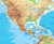 Physical World Map Wall Mural - Miller Projection - Removable Wallpaper, Detail 1, World Maps Online