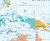 Australia & Oceania Dual Sided Political Map on Spring Roller - Detail 1