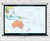 Australia & Oceania Political Map on Spring Roller