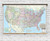 Enlarged U.S. Political Map on Spring Roller from Kappa Maps, image 1, World Maps Online