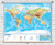 Intermediate World Physical Spring Roller Map, World Maps Online