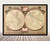 Historical World Map - 1808 - Antique Map Print Framed