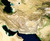 World Physical Satellite Image Wall Map -  Pacific Ocean Centered Close-up View