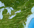 United States Enhanced Physical Satellite Image Map, image 4, World Maps Online