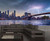 Lightning Over Brooklyn Bridge - New York City Manhattan Skyline Wall Mural, image 1, World Maps Online