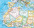 Standard Blue Ocean World Political Map Wall Mural, image 4, World Maps Online