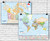 Intermediate Canada & World Political Classroom Wall Map Combo Set - Academia Maps, World Maps Online