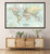 Vintage World Map Print - 1914 - Bartholomew's Chart of the World on Mercator's Projection Framed
