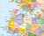 World Intermediate Political Classroom Style Map, Detail Image 1, World Maps Online