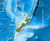 Pacific Centered Enhanced World Satellite Imagery Wall Map Close-up View