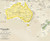 America's Centered Detailed Antique Oceans World Political Wall Map, image 4, World Maps Online