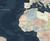 Dark Navy Oceans World Political Wall Map, image 5, World Maps Online