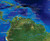 World Topography & Bathymetry Satellite Image Wall Map, Detail Image 3