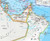 National Geographic Middle East Classic Political Wall Map Detail Image 3