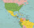 Classic Colors World Political Wall Map, image 3, World Maps Online