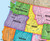 U.S. Early Learner  Spanish Language Spring Roller Map, Detail 1, World Maps Online