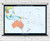 Australia & Oceania Political Map - Custom Spring Roller Multi-map Combo Set