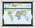 World Political Map - Custom Spring Roller Multi-map Combo Set