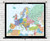 Europe Political Map - Custom Spring Roller Multi-map Combo Set