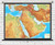 Middle East Physical Map - Custom Spring Roller Multi-map Combo Set