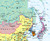 Asia Political Classroom Map on Spring Roller by Klett-Perthes, Detail Image 1