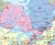 Canada Political Classroom Map on Spring Roller by Klett-Perthes, Detail Image 2