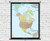 North America Political Classroom Map on Spring Roller by Klett-Perthes