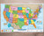 Academia Early Learner Spanish USA Political Desk Map