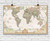 Personalized National Geographic World Executive Wall Map