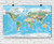 Personalized Natural World Physical Wall Map