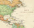 Personalized World Antique Oceans Wall Map