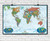 Personalized National Geographic World Decorator Political Wall Map