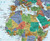 Personalized National Geographic World Decorator Political Wall Map, Detail Image 1